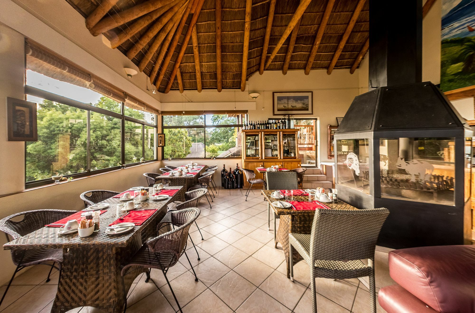 Winelands Villa Pensión y Cottages Somerset West Exterior foto
